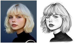 Learn the Easiest Way to Draw Realistic Portraits  3 Easy Steps [upl. by Nemrac]