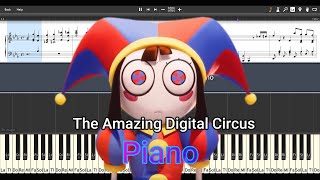 【25】The Amazing Digital Circus Piano Theme  Piano Cover With Sheet Piano [upl. by Thoer491]