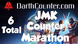 JMK Counter Marathon  6 5v5 SWGOH GAC Counters using Jabba JMK Reva LV JML [upl. by Ahsenid]