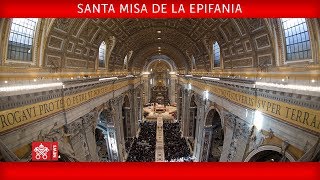 Papa Francisco Santa Misa Epifanía del Señor 20180106 [upl. by Anneh521]