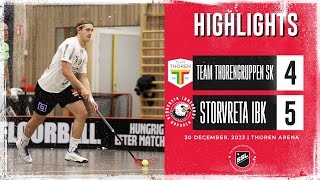 Highlights Team Thorengruppen SK vs Storvreta IBK 45 [upl. by Eletnahc]