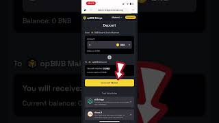 How to transfer from BNB to OpBNB  Cách chuyển từ BNB sang OpBNB  Web3 Binance [upl. by Diskson]