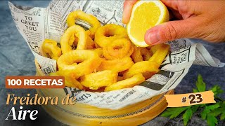 🌟 CALAMARES a la Romana ¡FÁCILES y RÁPIDOS en Freidora de Aire 🔥 [upl. by Christis]