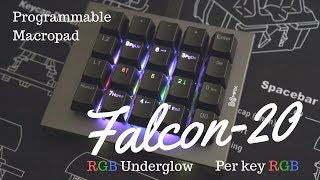 Max Keyboard Falcon 20 Mechanical Macropad Review [upl. by Anirpas]