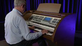 4th Short demo of Ringway A2000 Maestro Top of the range home theatre organ at Prestige Pianos and O [upl. by Nivac675]