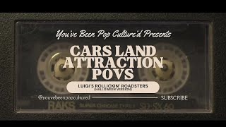 Luigis Rollickin Roadsters Halloween Version POV Disney California Adventure  Cars Land [upl. by Chaddie]