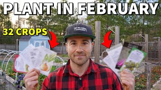 32 Veggies You Can Plant In February RIGHT NOW [upl. by Kcirtapnhoj]