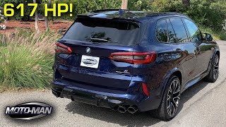 2020 BMW X5 M Competition 617 HP works surprisingly well in a tall vehicle [upl. by Leban]