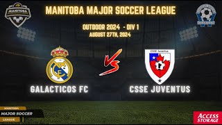 August 27th WSF Div 1 Galacticos FC vs CSSE Juventus [upl. by Shamus]