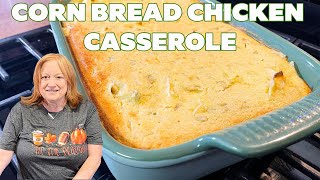 CORN BREAD CHICKEN CASSEROLE [upl. by Yelik]