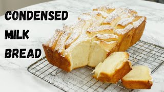 Soft And Fluffy Condensed Milk Bread  Sweet Pull Apart Bread [upl. by Ahsekat928]