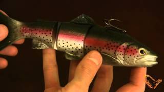 Savage Gear 3D Line Thru Trout Swimbait [upl. by Ahsiek]