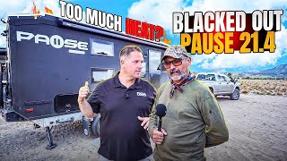 Blacked Out Pause 214 RV Trailer Too Hot for Texas  Real Owner Review [upl. by Olshausen]