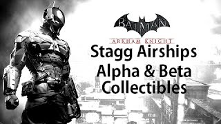 Batman Arkham Knight  Stagg Airship Collectibles Riddler Trophies amp Breakable Objects Locations [upl. by Marni]