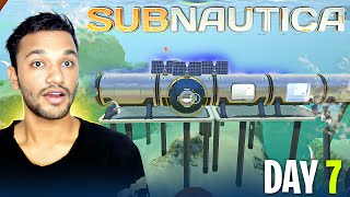 I Build This Ugly Tube Shaped Base in SUBNAUTICA [upl. by Nairde273]