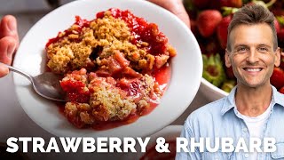 Strawberry Rhubarb Crumble [upl. by Aisan643]