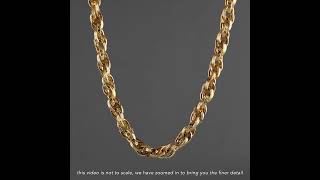 9ct Yellow Gold Semisolid Prince of Wales Chain  57mm [upl. by Terriss]