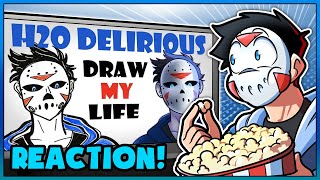 H2O Delirious first REACTION to H2O Delirious Draw My Life [upl. by Madelena]