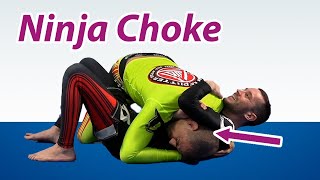 Ninja Choke From Bottom Side Control Latifs Revenge [upl. by Aihsiym]