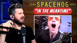 WHAT a Frontman Bass Teacher REACTS to quotIn the Meantimequot by SPACEHOG [upl. by Thorr]