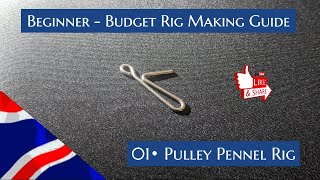 UK Sea Fishing Budget  Beginner Rig Making Guide 01 Pulley Pennel Rig sea fishing rigs [upl. by Danit915]