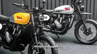 BSA B65 Scrambler Unveiled New Features amp Specs Revealed [upl. by Nnyltiac]