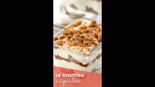 La recette des petits tiramisus au speculoos [upl. by Kelwunn96]