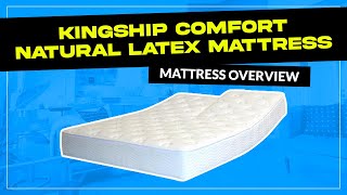 Split Top MattressLatex Mattress Overview [upl. by Ardnnaed]