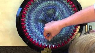 Making A Hat in less than 30 minutes on the addi Express Knitting Machine [upl. by Dorree]