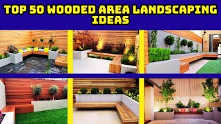 Top 50 wooded area landscaping ideas [upl. by Sly]