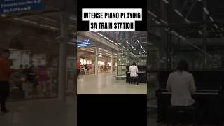 INTENSE PIANO PLAYING SA TRAIN STATION  ST PANCRAS [upl. by Menashem256]