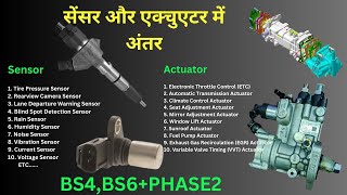 Sensors amp Actuator में अंतर । ✅ automobile [upl. by Westley106]