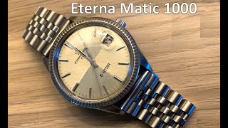 Eterna Matic 1000 vintage  Rolex DJ alternative [upl. by Ahcila]