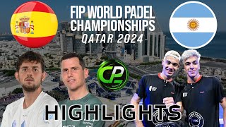 PAQUITO amp YANGUAS VS LIBAAK amp AUGSBURGER  FINAL  FIP WORLD PADEL CHAMPIONSHIPS 2024  HIGHLIGHTS [upl. by Mattias]