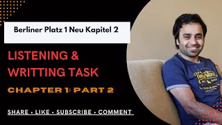 Master German Chapter 1 part 2  Berliner Platz 1  Neu Kapitel 1  Learn German A1 2024 FREE [upl. by Jecoa]