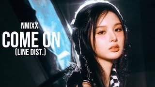 NMIXX  COME ON  Line Distribution [upl. by Esinwahs]