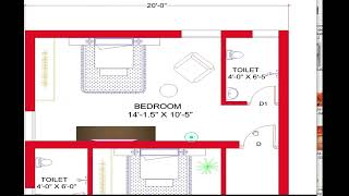 20 x 4695quot SMALL HOUSE DESIGN20x 4695quot GHAR KA NAKSHA 930 SQFT HOUSE PLANNORTH FACE PLAN [upl. by Yule44]