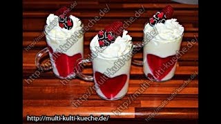 VALENTINSTAG REZEPTE  Muttertag  Valentins Milchcreme Dessert  Valentinstag Herzen [upl. by Garnette664]