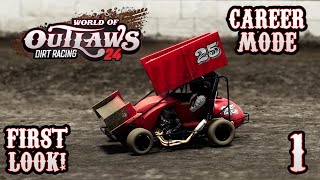 FIRST LOOK World of Outlaws 24 on PS5 amp First Career Mode Races [upl. by Divaj]