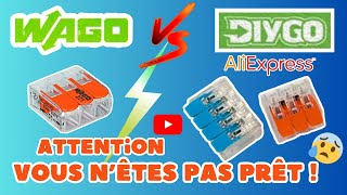 Connecteurs Rapides  WAGO Vs DIYGO Aliexpress ⚠️⚡️😰 [upl. by Gnni]