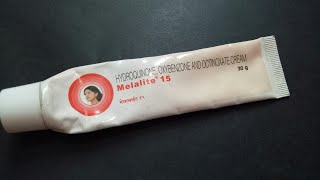 Melalite 15 Cream Review  Skin Lightening Cream  Uses Benefits and Side Effect of Melalite Cream [upl. by Turoff81]