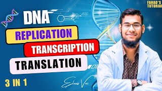 DNA Replication Transcription amp Translation  HSC Biology FT Medical  FahadsTutorial Eleus Vai [upl. by Petronille]