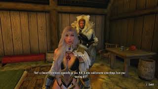 Skyrim xb1 Val Serano Romance About Dibella Amulet ❤️🤭 [upl. by Sand]