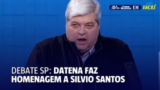 Datena faz homenagem a Silvio Santos [upl. by Eiramaneet]