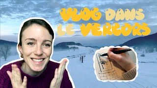 vlog 01  balade dans le Vercors amp croquis ✍️🗻❄️ [upl. by Ribaj]