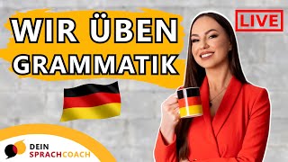 1 Stunde DEUTSCHUNTERRICHT🇩🇪 Deutsch lernen  Grammatik  Wortschatz  A2  B1  B2 [upl. by Seftton366]