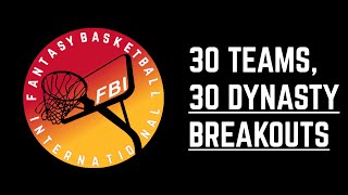 30 Teams 30 Dynasty Breakouts  The NBA Dynasty Podcast [upl. by Heppman556]