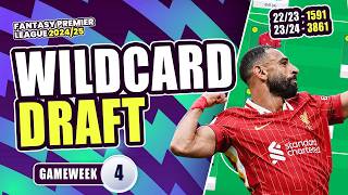 Best Wildcard Draft for GW4  Fantasy Premier League [upl. by Akeihsat173]