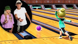 Payton amp Luca spielen BOWLING 🎳😂 [upl. by Ydnes983]