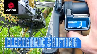 Electronic Mountain Bike Shifting  What Is It amp How Does It Work [upl. by Salomie74]